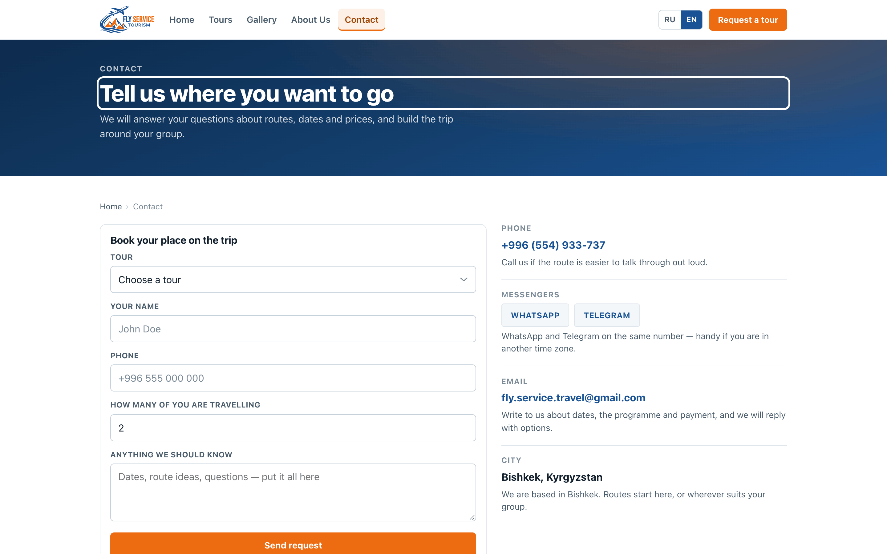 Fly Service Travel